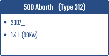 500 Abarth, Type 312 | 2007_ |1.4L 99 Kw