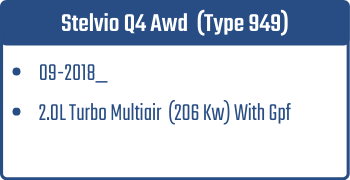Stelvio Q4 Awd Type 949 | 09-2018_ | 2.0L Turbo Multiair 206 Kw With Gpf
