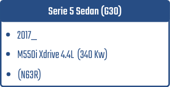 Serie 5 Sedan (G30) | 2017_  | M550I Xdrive 4.4L 340 Kw (N63R)