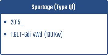 Sportage (Type Ql) | 2015_  | 1.6L T-Gdi  4Wd  130 Kw