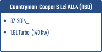 Countryman  Cooper S Lci ALL4 (R60) | 07-2014_ | 1.6L Turbo 140 Kw