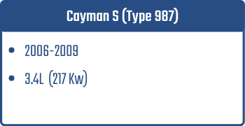 Cayman S (Type 987) | 2006-2009 | 3.4L 217 Kw