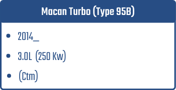 Macan Turbo (Type 95B) | 2014_  | 3.0L 250 Kw (Ctm)