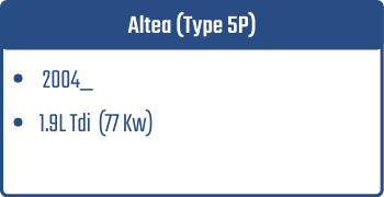 Altea (Type 5P)  | 2004_  | 1.9L Tdi 77 Kw