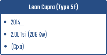 Leon Cupra (Type 5F) | 2014_  | 2.0L Tsi 206 Kw (Cjxa)
