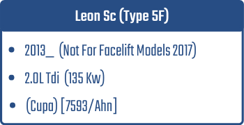 Leon Sc (Type 5F) | 2013_ (Not For Facelift Models 2017) | 2.0L Tdi 135 Kw (Cupa) [7593/Ahn]