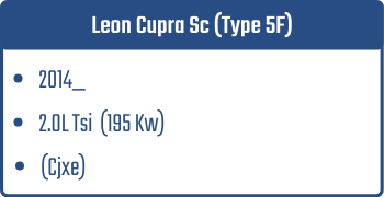 Leon Cupra Sc (Type 5F) | 2014_  | 2.0L Tsi 195 Kw (Cjxe)
