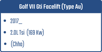 Golf VII Gti Facelift (Type Au) | 2017_  | 2.0L Tsi 169 Kw (Chha)