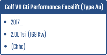 Golf VII Gti Performance Facelift (Type Au) | 2017_  | 2.0L Tsi 169 Kw (Chha)