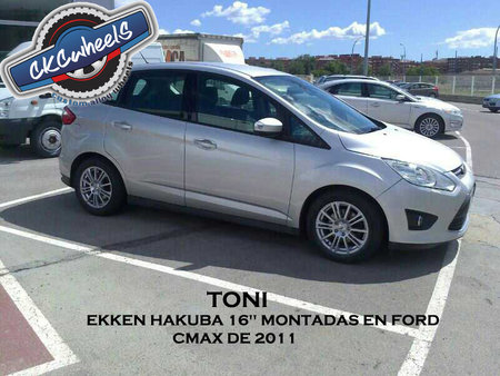 Coche de Toni. Ekken Hakuba 16" montadas en Ford C Max de 2011.\\n\\n23/05/2013 20:34
